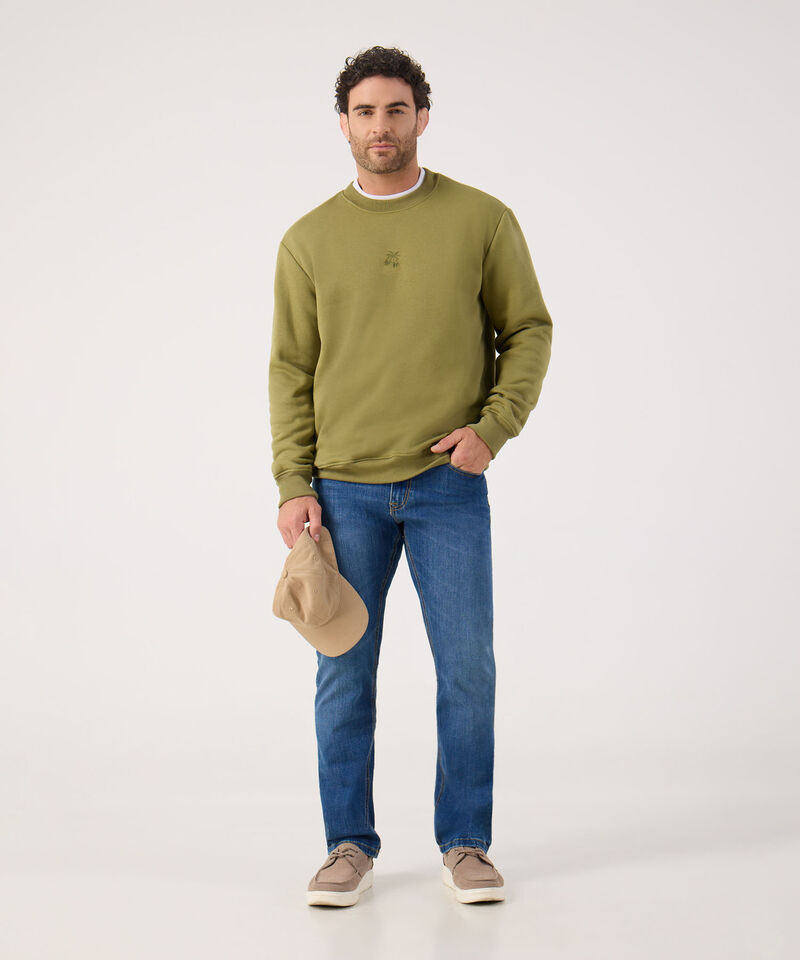 Buzo Cuello Redondo Unicolor 